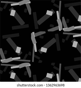 Simple black and white vector illustration. Abstract geometric background pattern