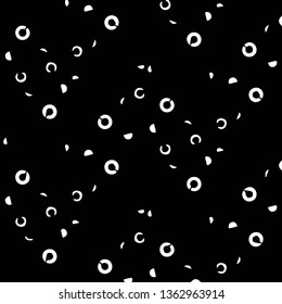 Simple black and white vector illustration. Abstract geometric background pattern