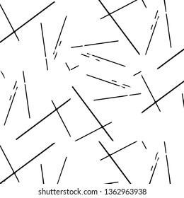 Simple black and white vector illustration. Abstract geometric background pattern