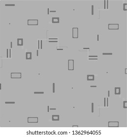 Simple black and white vector illustration. Abstract geometric background pattern