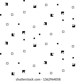 Simple black and white vector illustration. Abstract geometric background pattern