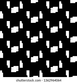 Simple black and white vector illustration. Abstract geometric background pattern