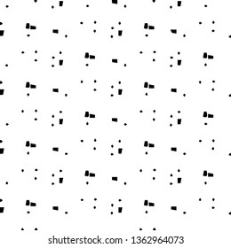 Simple black and white vector illustration. Abstract geometric background pattern