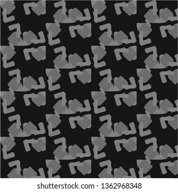 Simple black and white vector illustration. Abstract geometric background pattern