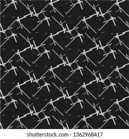 Simple black and white vector illustration. Abstract geometric background pattern