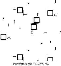 Simple black and white vector illustration. Abstract geometric background pattern