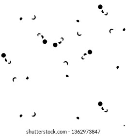 Simple black and white vector illustration. Abstract geometric background pattern