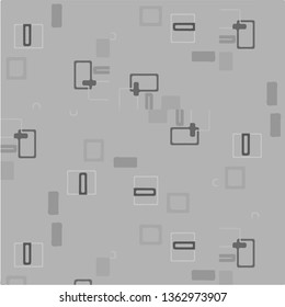 Simple black and white vector illustration. Abstract geometric background pattern