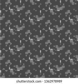 Simple black and white vector illustration. Abstract geometric background pattern
