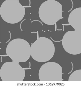 Simple black and white vector illustration. Abstract geometric background pattern