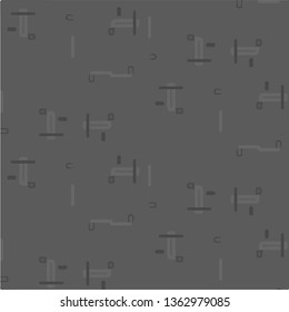 Simple black and white vector illustration. Abstract geometric background pattern