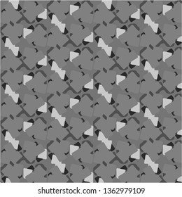 Simple black and white vector illustration. Abstract geometric background pattern