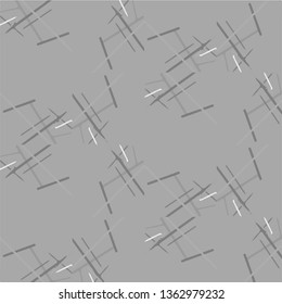 Simple black and white vector illustration. Abstract geometric background pattern