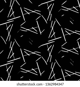 Simple black and white vector illustration. Abstract geometric background pattern