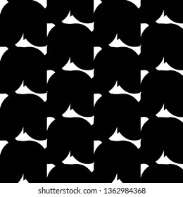 Simple black and white vector illustration. Abstract geometric background pattern