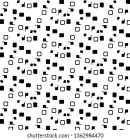 Simple black and white vector illustration. Abstract geometric background pattern