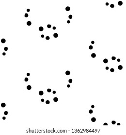 Simple black and white vector illustration. Abstract geometric background pattern