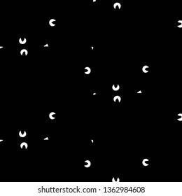 Simple black and white vector illustration. Abstract geometric background pattern