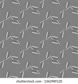 Simple black and white vector illustration. Abstract geometric background pattern
