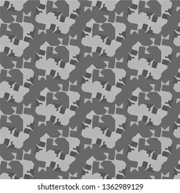 Simple black and white vector illustration. Abstract geometric background pattern