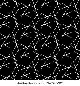 Simple black and white vector illustration. Abstract geometric background pattern
