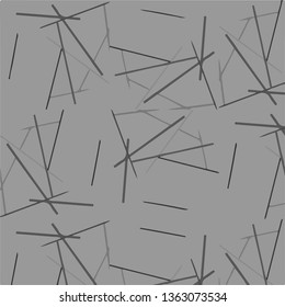 Simple black and white vector illustration. Abstract geometric background pattern