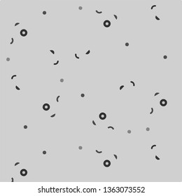Simple black and white vector illustration. Abstract geometric background pattern