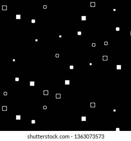 Simple black and white vector illustration. Abstract geometric background pattern