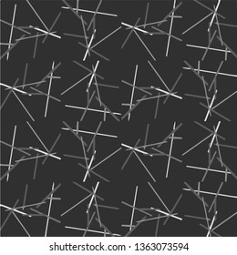 Simple black and white vector illustration. Abstract geometric background pattern