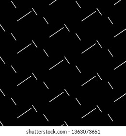Simple black and white vector illustration. Abstract geometric background pattern