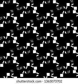 Simple black and white vector illustration. Abstract geometric background pattern