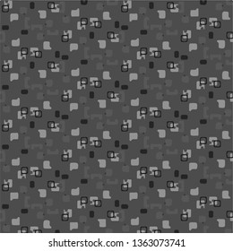 Simple black and white vector illustration. Abstract geometric background pattern