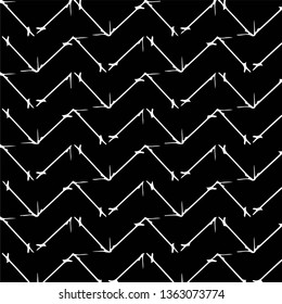Simple black and white vector illustration. Abstract geometric background pattern