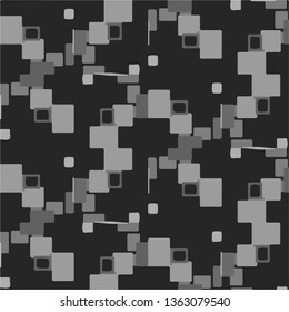 Simple black and white vector illustration. Abstract geometric background pattern