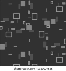 Simple black and white vector illustration. Abstract geometric background pattern