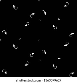 Simple black and white vector illustration. Abstract geometric background pattern