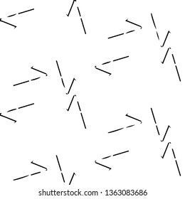 Simple black and white vector illustration. Abstract geometric background pattern