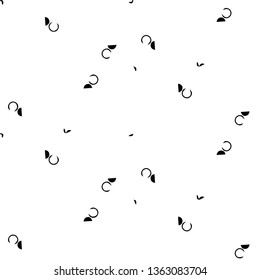 Simple black and white vector illustration. Abstract geometric background pattern