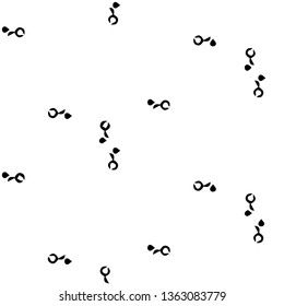 Simple black and white vector illustration. Abstract geometric background pattern