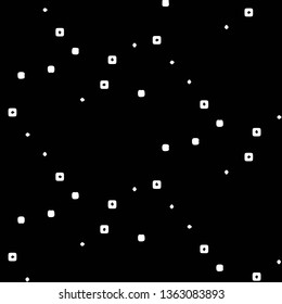 Simple black and white vector illustration. Abstract geometric background pattern