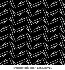 Simple black and white vector illustration. Abstract geometric background pattern