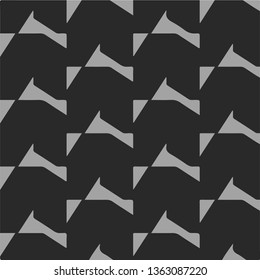 Simple black and white vector illustration. Abstract geometric background pattern