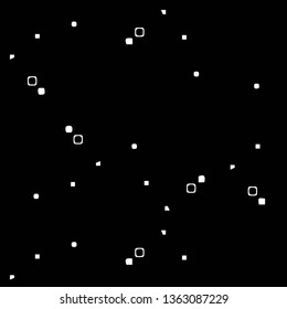 Simple black and white vector illustration. Abstract geometric background pattern