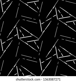 Simple black and white vector illustration. Abstract geometric background pattern