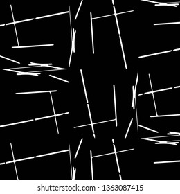 Simple black and white vector illustration. Abstract geometric background pattern