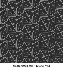 Simple black and white vector illustration. Abstract geometric background pattern