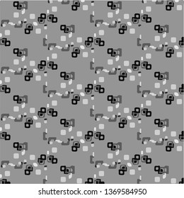 Simple black and white vector illustration. Abstract geometric background pattern