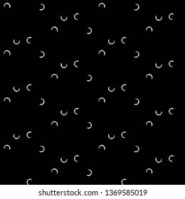 Simple black and white vector illustration. Abstract geometric background pattern