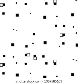 Simple black and white vector illustration. Abstract geometric background pattern