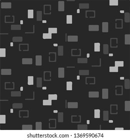 Simple black and white vector illustration. Abstract geometric background pattern